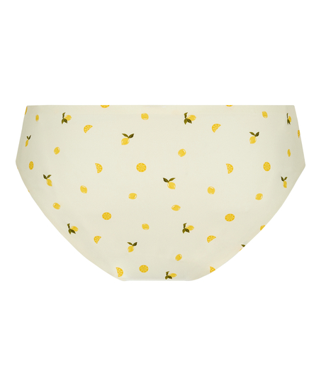 Brazyliany micro ze wzorem, Biały