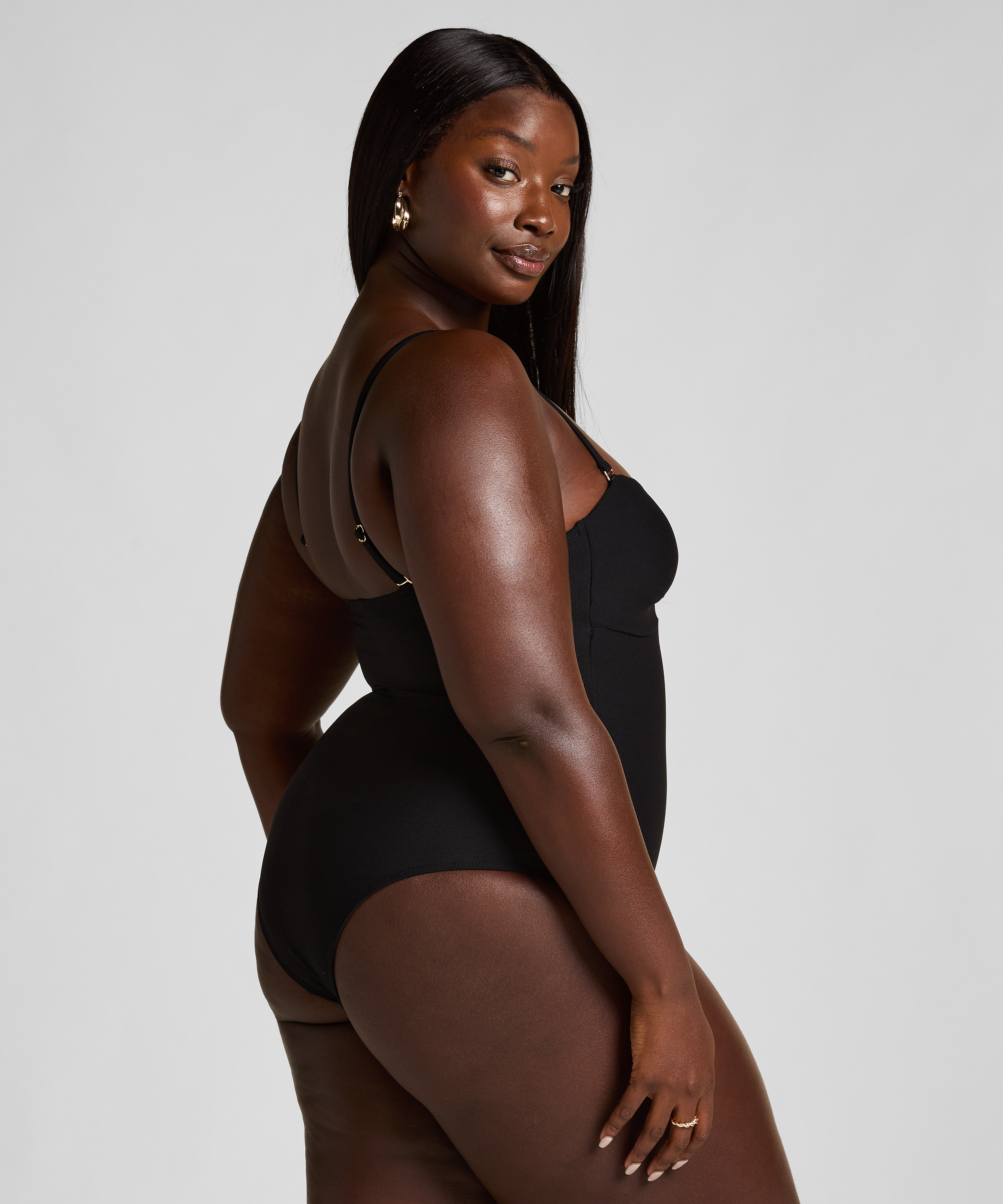 Modelujący strój kąpielowy Cabo, Czarny, main