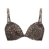 Top bikini typu push-up Cannes, Brązowy