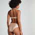 Top od bikini Lima Bandeau, Beżowy