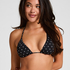Bardolino Tr&oacute;jkątny Top Bikini, Czarny