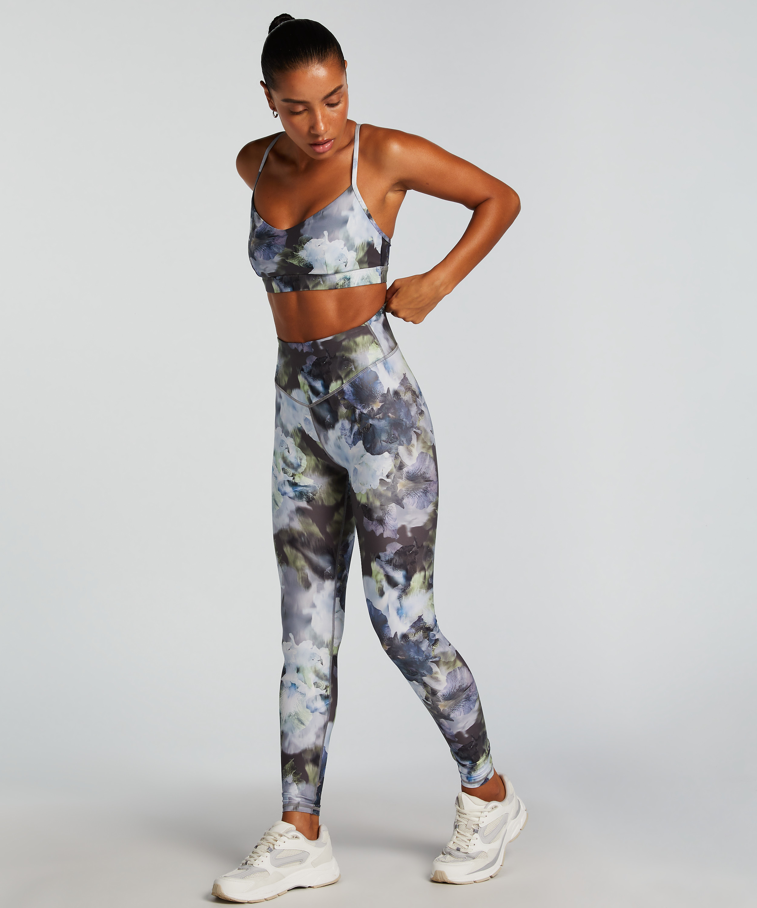 HKMX Legginsy z wysokim stanem, Szary, main