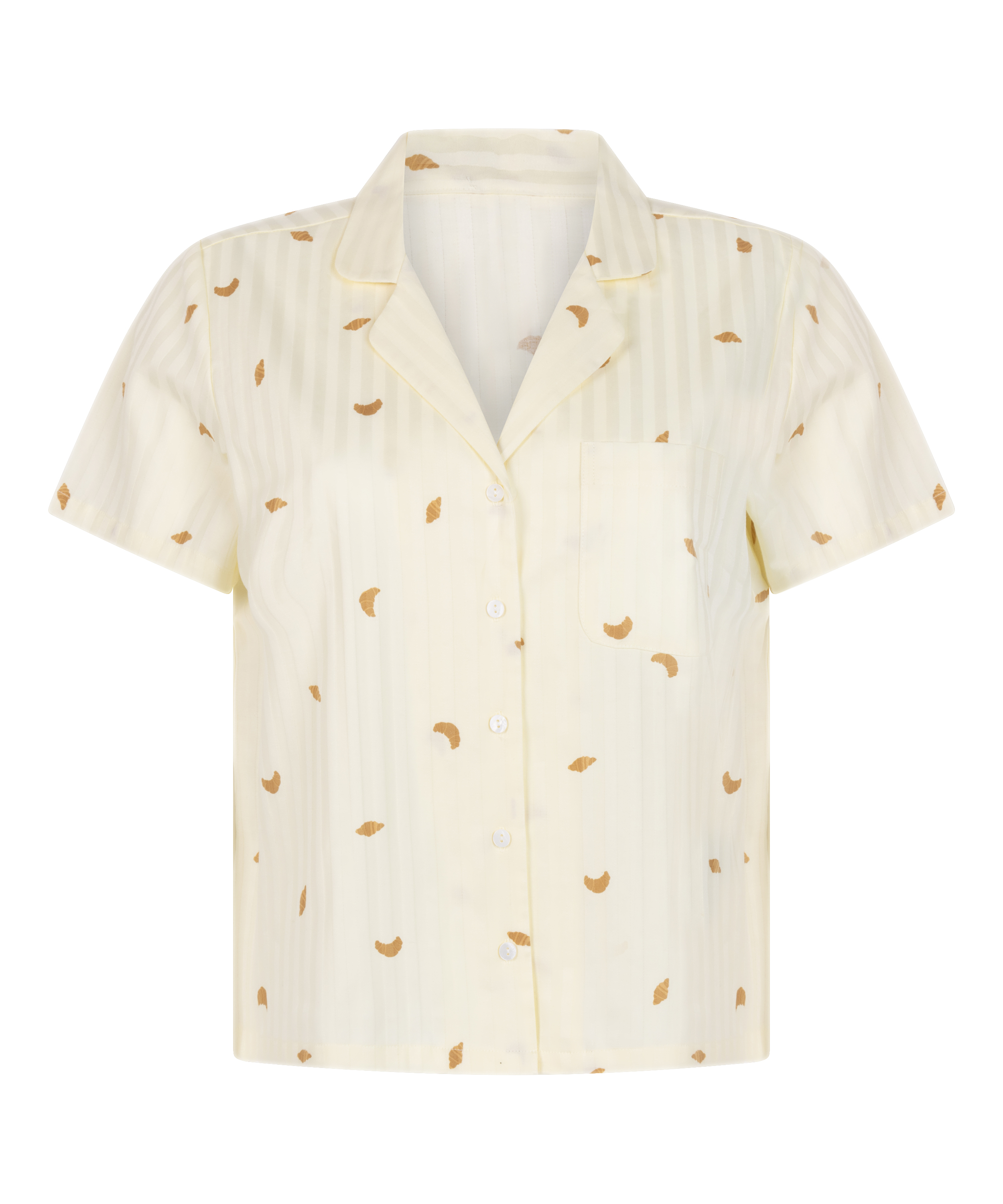 Bluza bawełniana w paski, Ż&oacute;łty, main