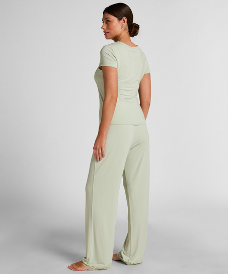 Zestaw piżamowy Nana, Zielony