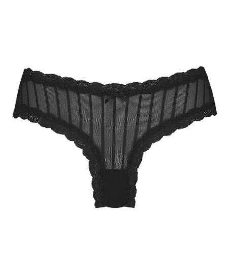 Brazyliany V-shape Mesh, Czarny