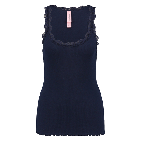 Top rib Cami lace, Niebieski