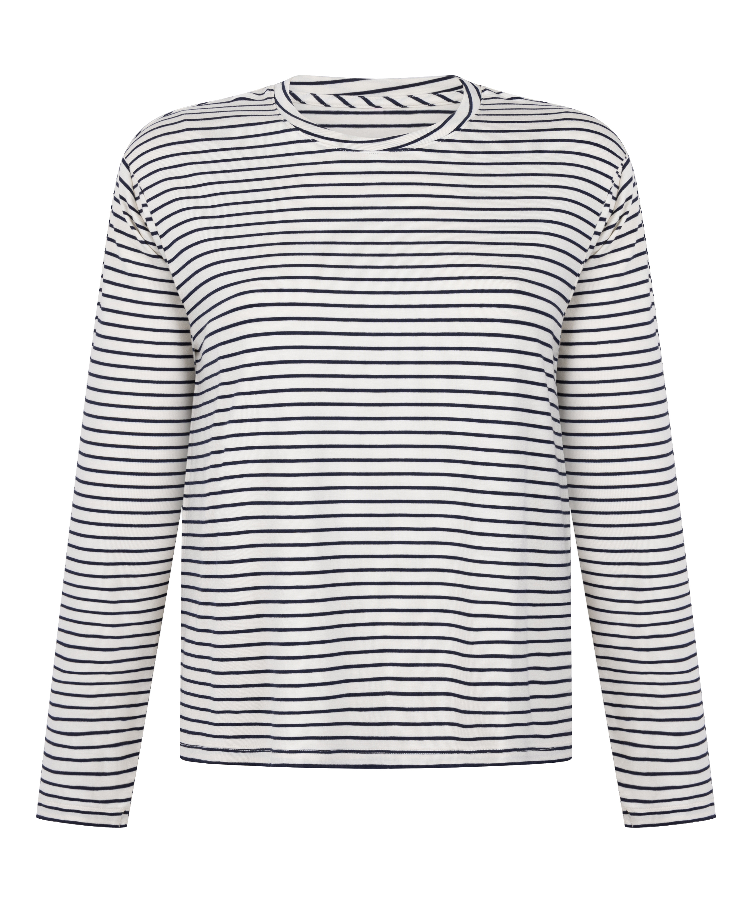 Pyjama Top Loose Jersey, Biały, main