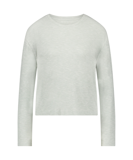 G&oacute;ra od piżamy z długim rękawem, Zielony