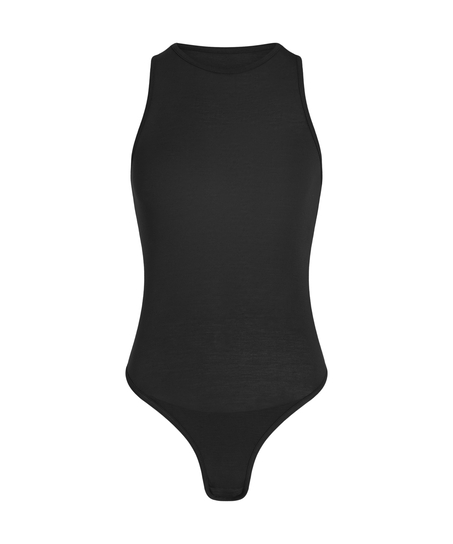 super miękka body z kaszmirem, Czarny