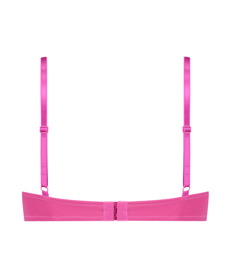 Biustonosz usztywniany z fiszbinami Plunge, R&oacute;żowy