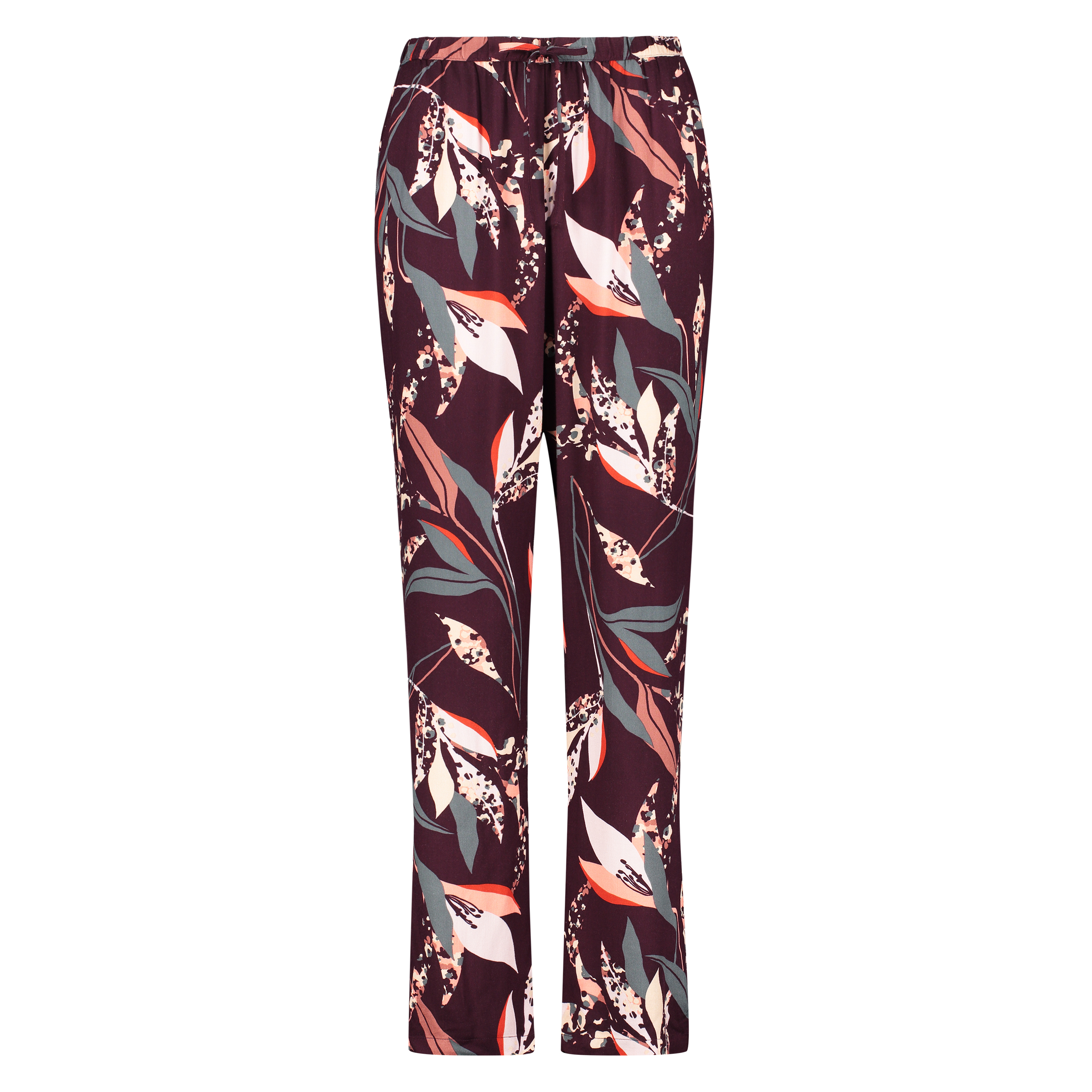 Woven Pyjama Bottoms, Czerwony, main