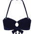 Top od bikini Cozumel Bandeau, Niebieski