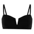 Neoprenowy top od bikini Bandeau, Czarny
