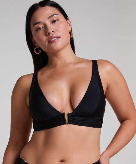Tr&oacute;jkątna g&oacute;ra od bikini Luna, Czarny