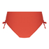 Midi Bikini Bottom Luxe, Czerwony