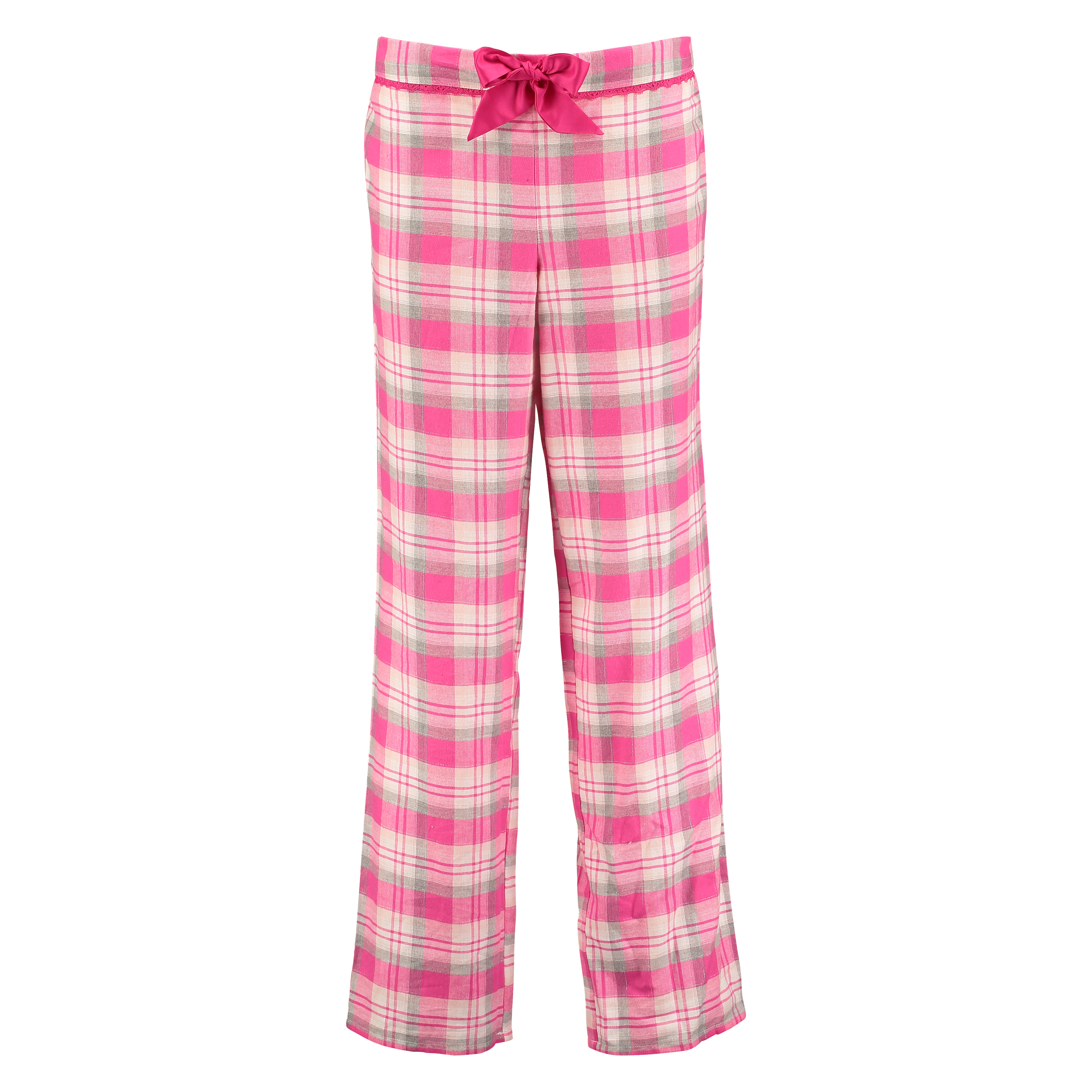 Pyjama pants Teddy check, R&oacute;żowy, main