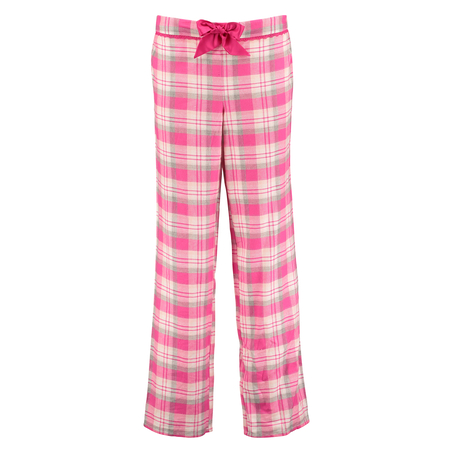 Pyjama pants Teddy check, R&oacute;żowy