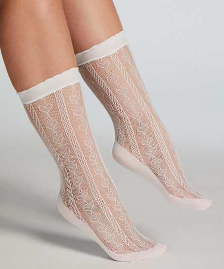 1 para skarpetek, Biały