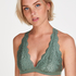Halter racerback bralette, Zielony