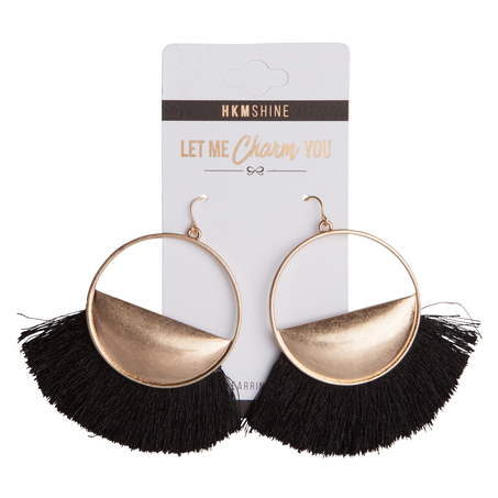 Fringe Earrings, Ż&oacute;łty