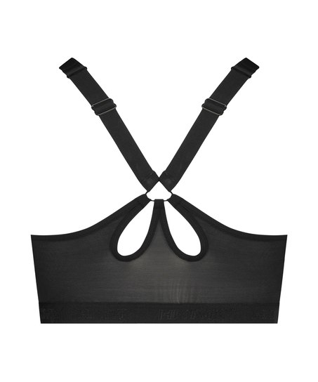 Biustonosz sportowy HKMX All Star Level 3, Czarny