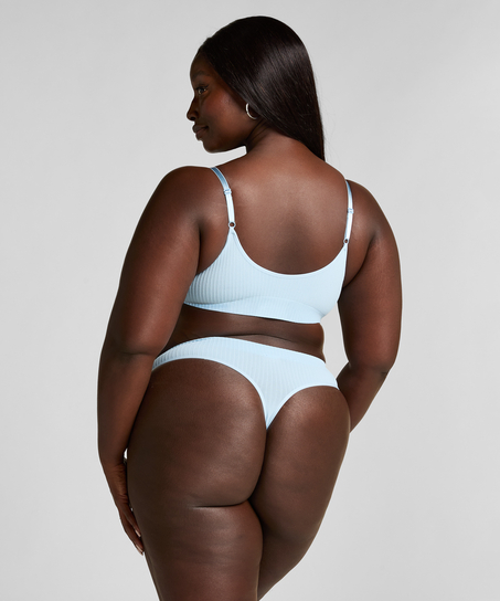 Wysoko wycięte stringi Dianne, Niebieski