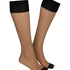 Skarpetki Sheer Back Seam, Czarny