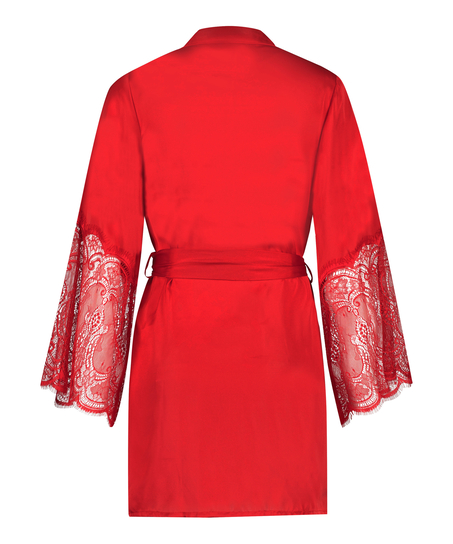 Satynowe kimono, Czerwony
