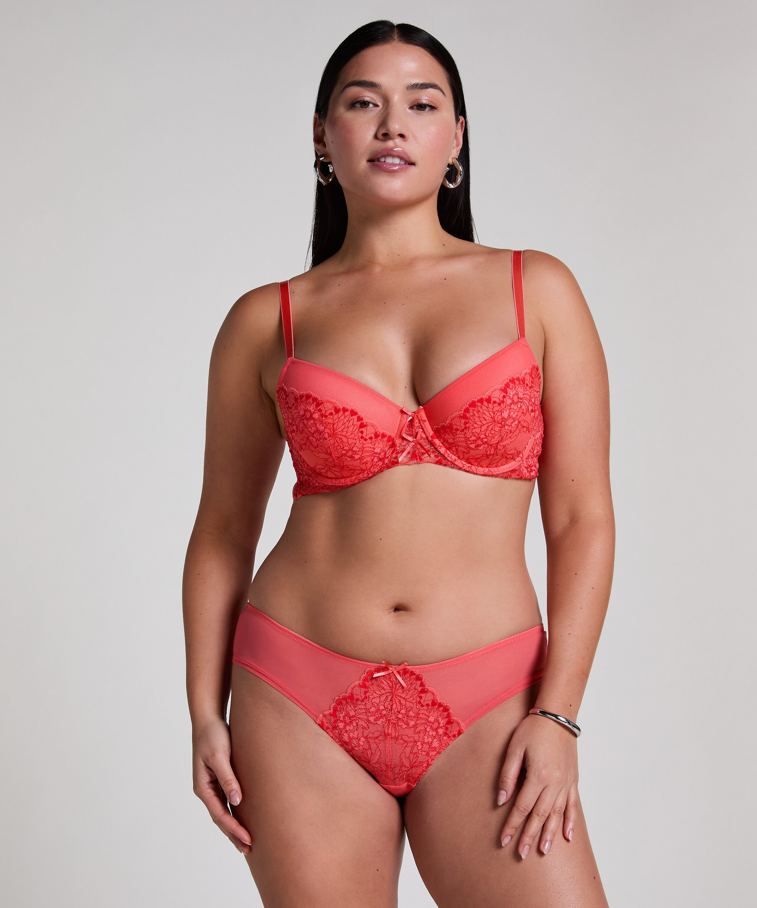 Majtki brazylijskie Cherry, R&oacute;żowy