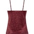 Koszulka piżamowa Velours Scallop Lace, Fioletowy