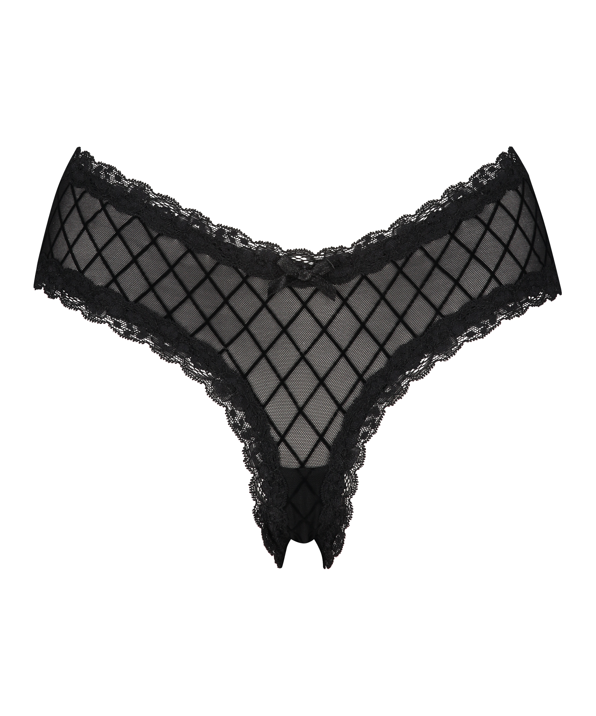 Brazyliany V-shape Mesh, Czarny, main