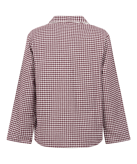 Top piżamowy Flanel Essentials, Fioletowy