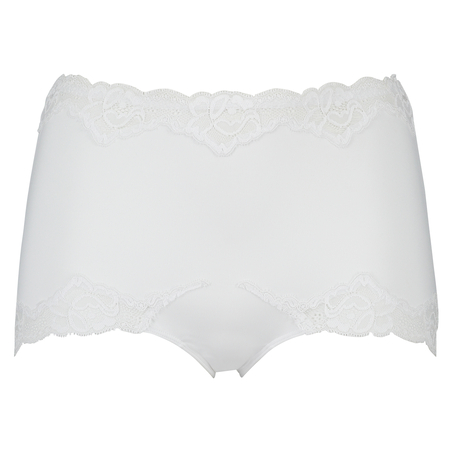 Koronkowe majtki maxi Rio Secret, Biały