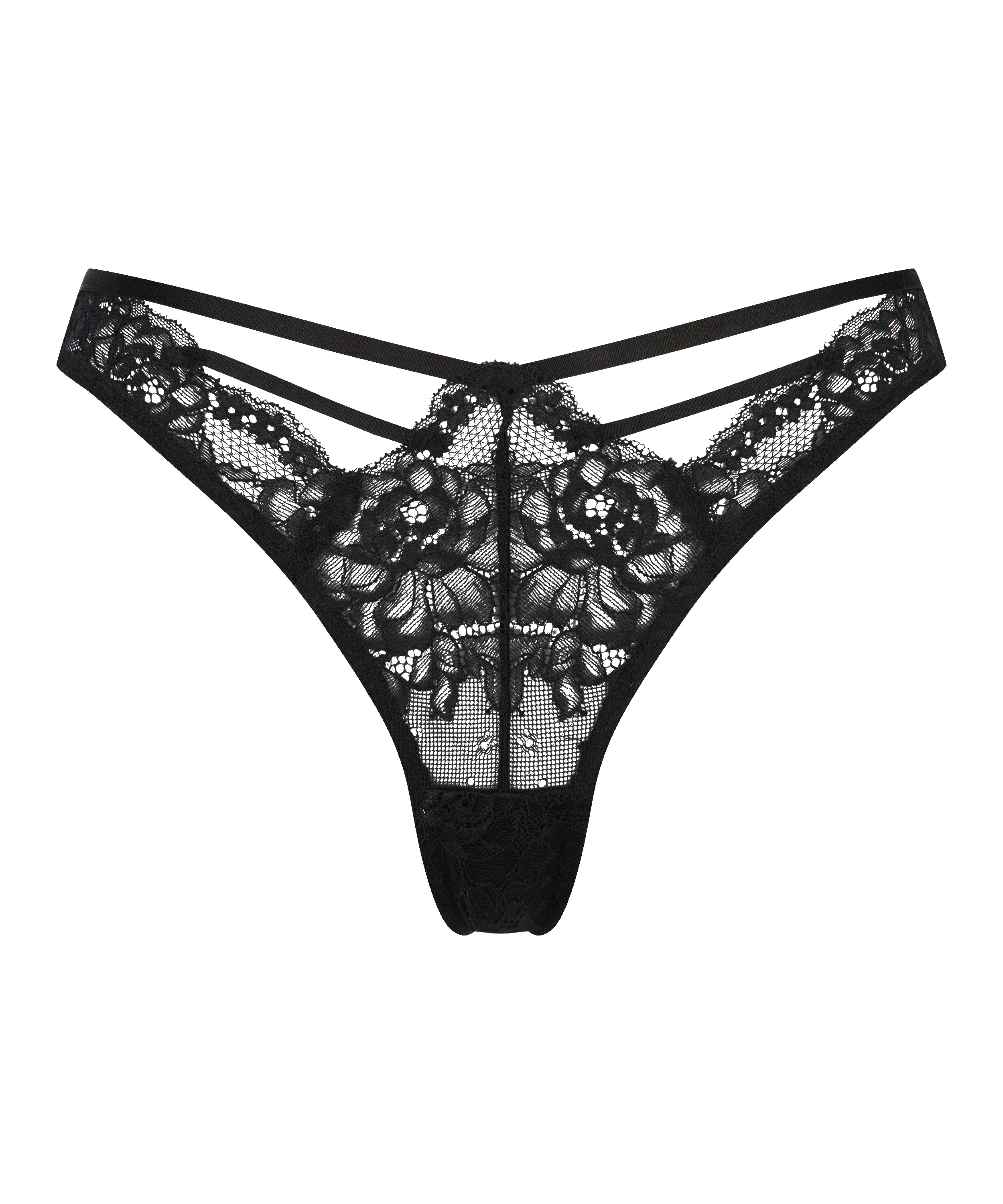 Wysoko wycięte brazyliany Clara, Czarny, main