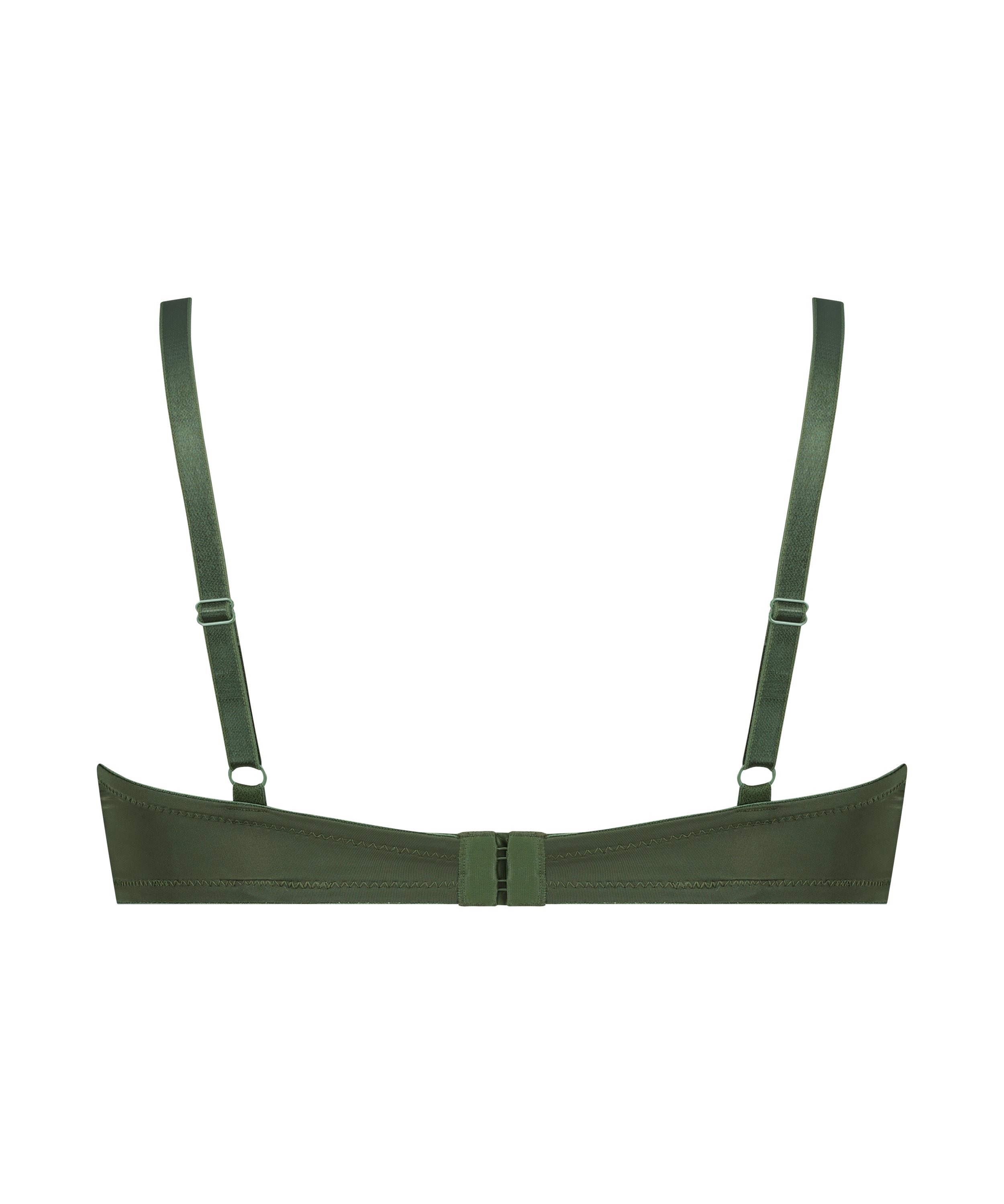 Biustonosz usztywniany z fiszbinami Plunge, Zielony, main