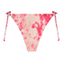 D&oacute;ł od bikini z wysokim wycięciem Tie Dye, R&oacute;żowy