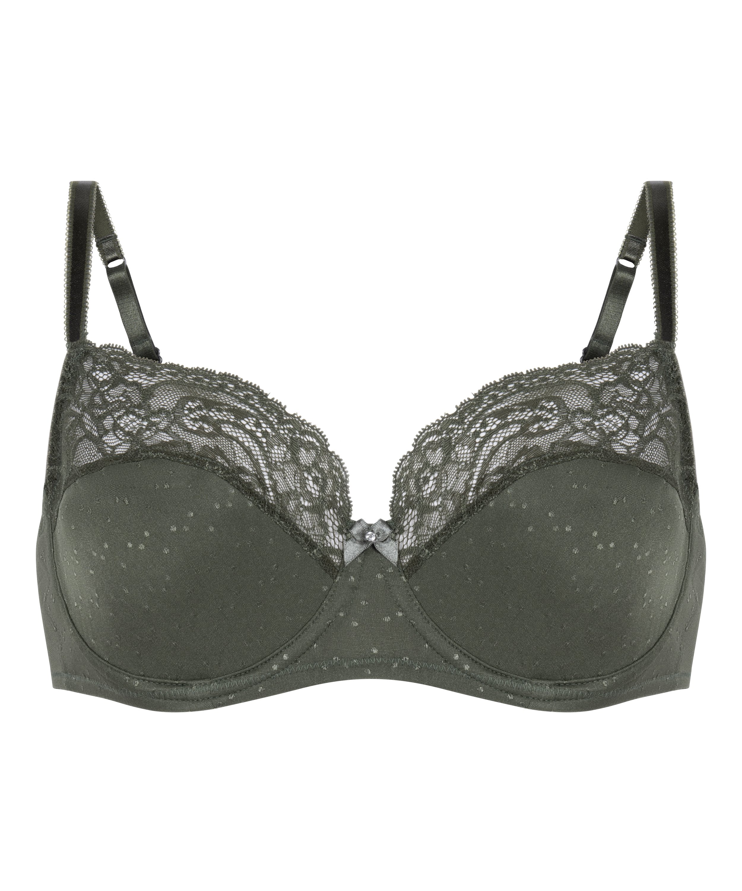 Biustonosz nieusztywniany z fiszbinami Sophie, Zielony, main