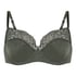 Biustonosz nieusztywniany z fiszbinami Sophie, Zielony