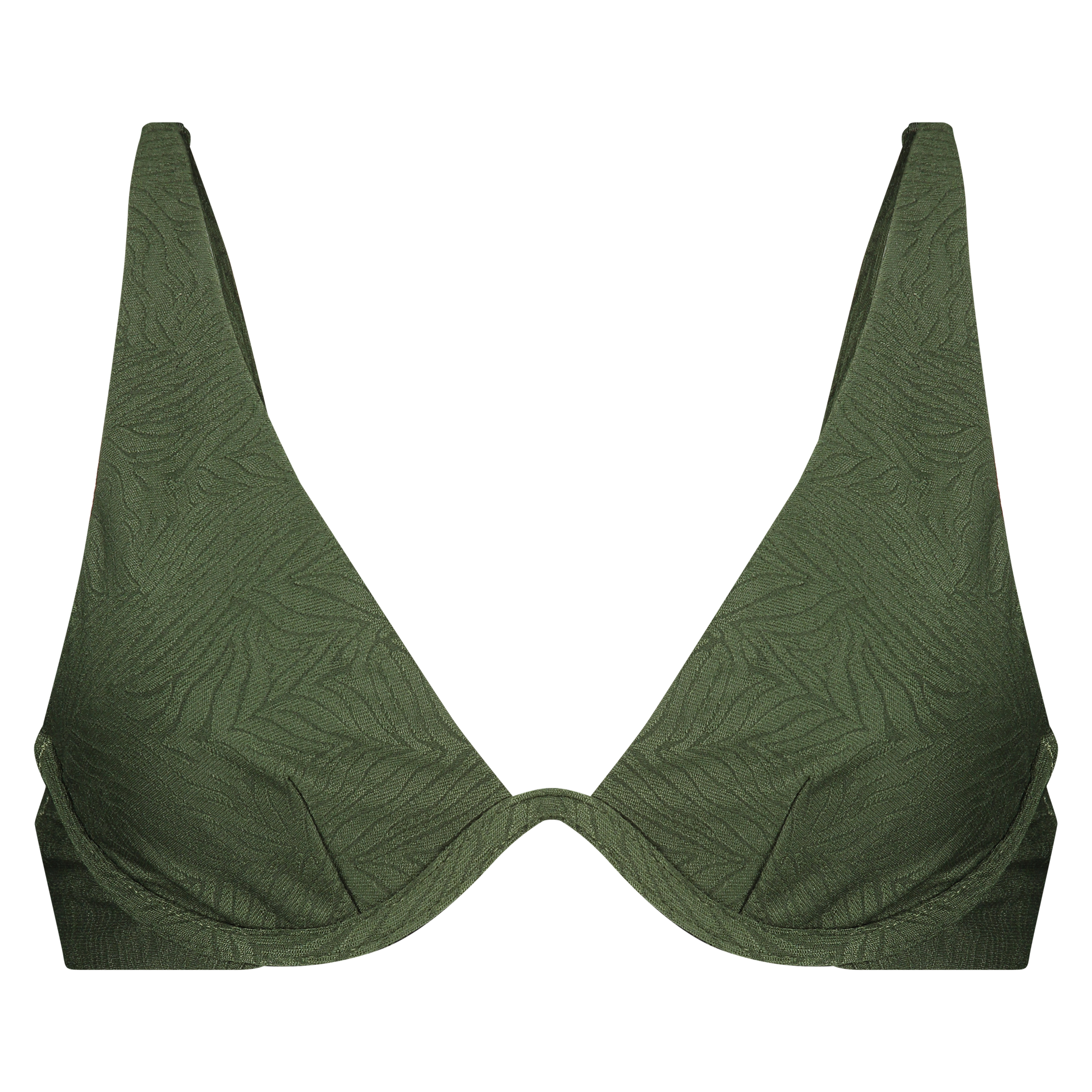 Bayside Non-padded Underwired Bikini Top Doutzen, Zielony, main