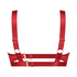 Biustonosz nieusztywniany z fiszbinami Aurelia, Czerwony