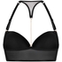 Biustonosz push-up Amel, Czarny