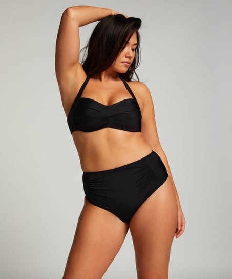 Góra od bikini typu bandeau Luxe, Czarny