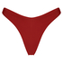 Pagoda high-leg bikini bottoms, Czerwony
