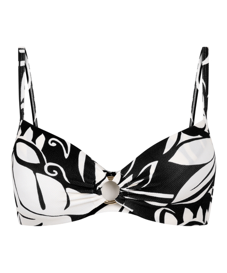 Top od bikini Mauritius, Czarny