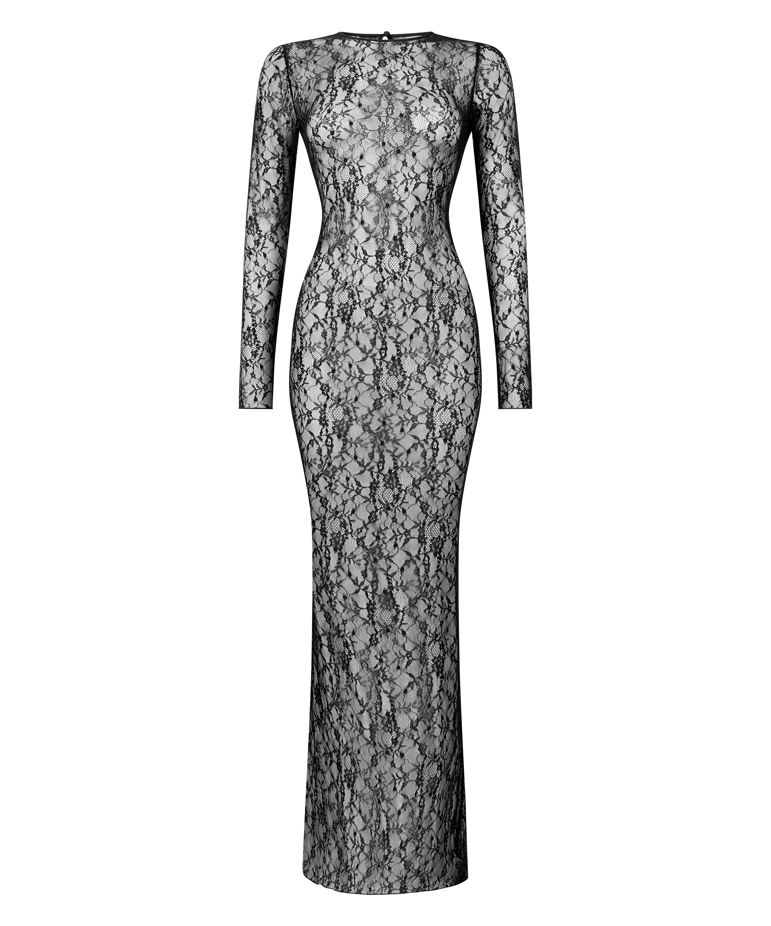 Halka Lace, Czarny, main