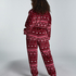 Onesie fleece, Czerwony