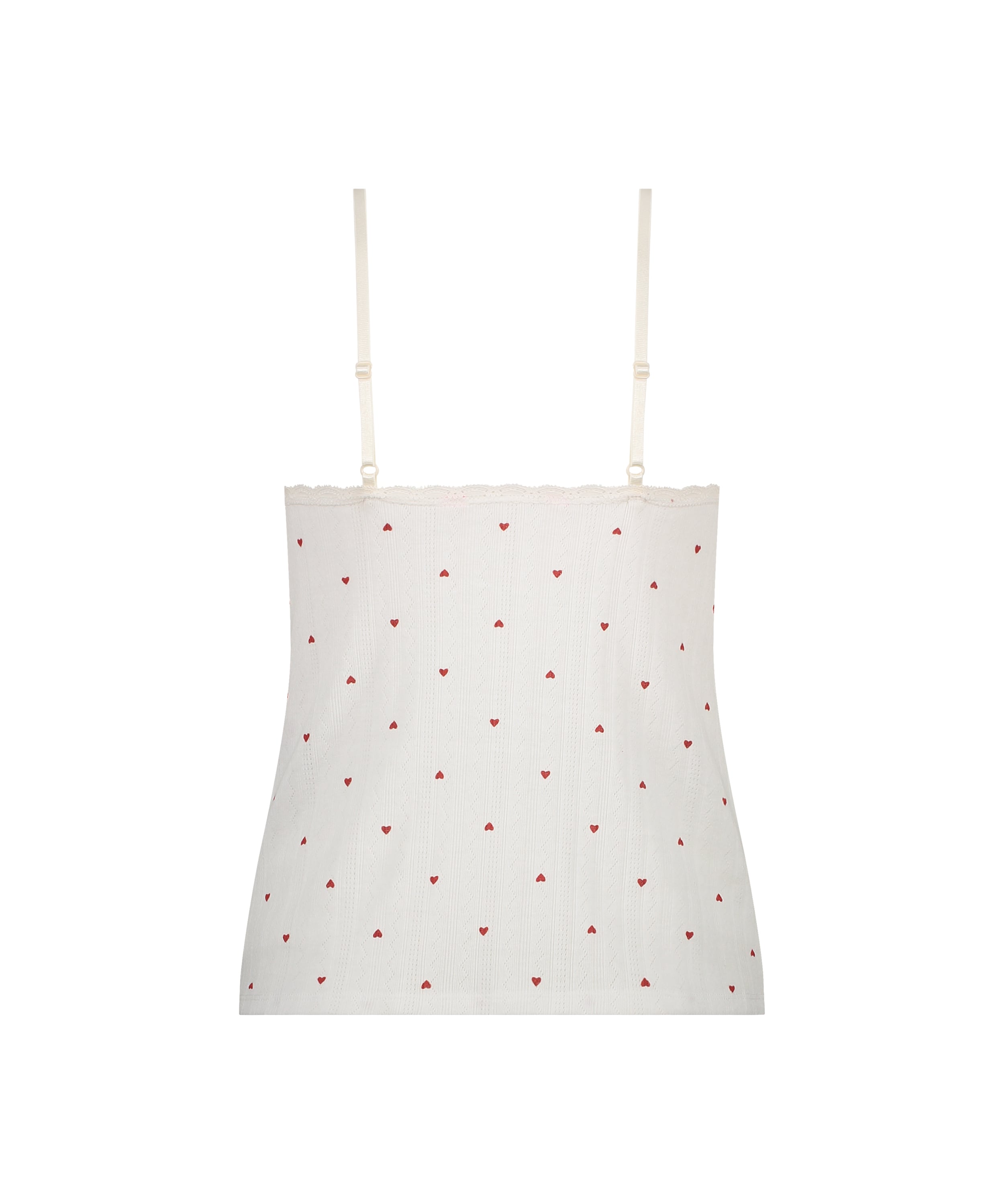 Cami lace top, Biały, main
