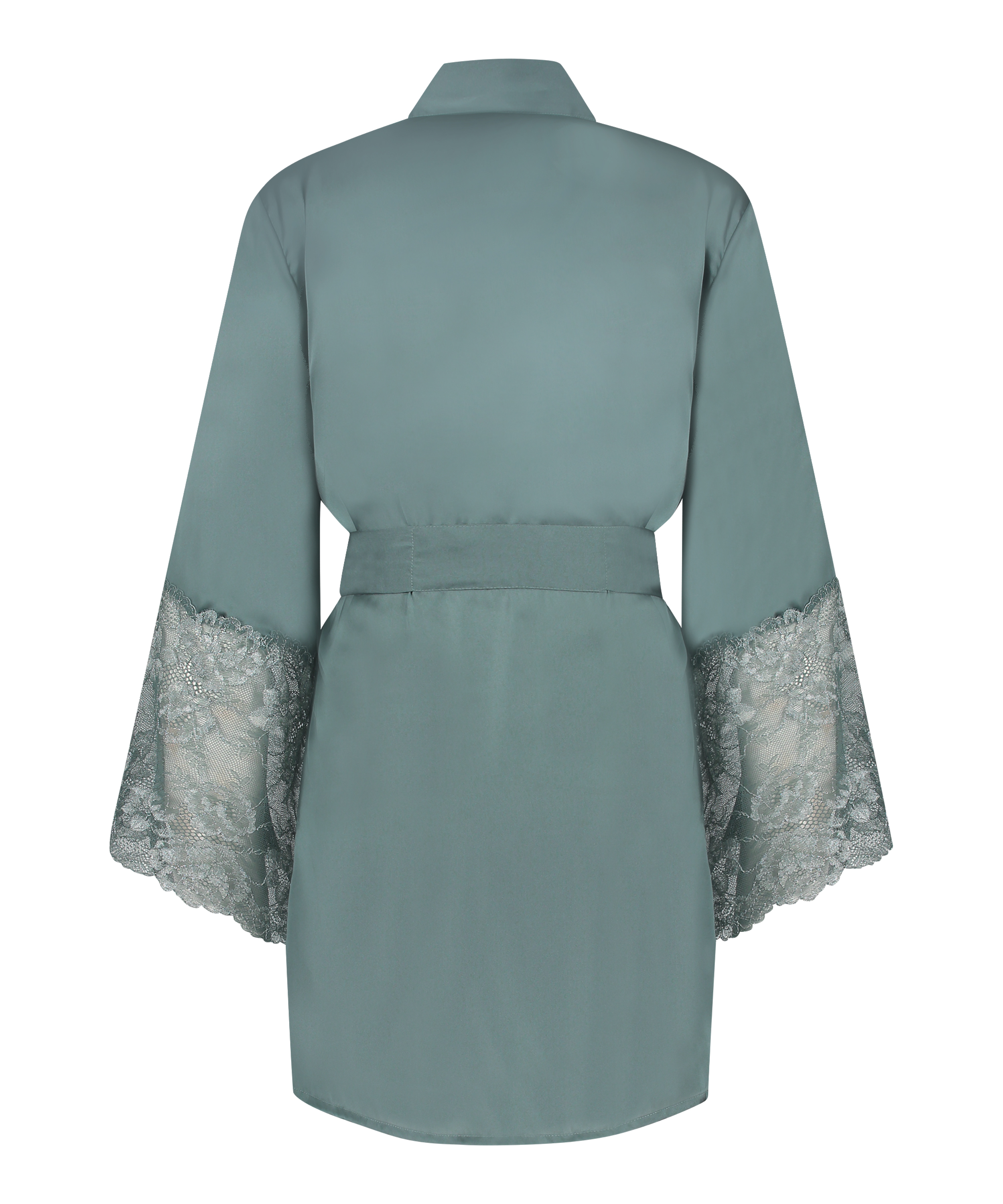 Satynowe kimono, Niebieski, main