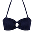 Top od bikini Cozumel Bandeau, Niebieski