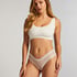 Brazyliany V-shape Mesh, Biały